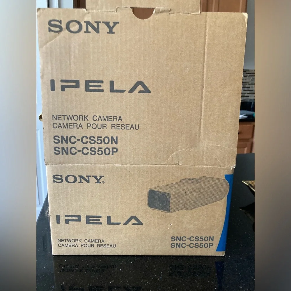 NWT Sony SNC-CS50N Network Surveillance Camera Box And Manuals Included